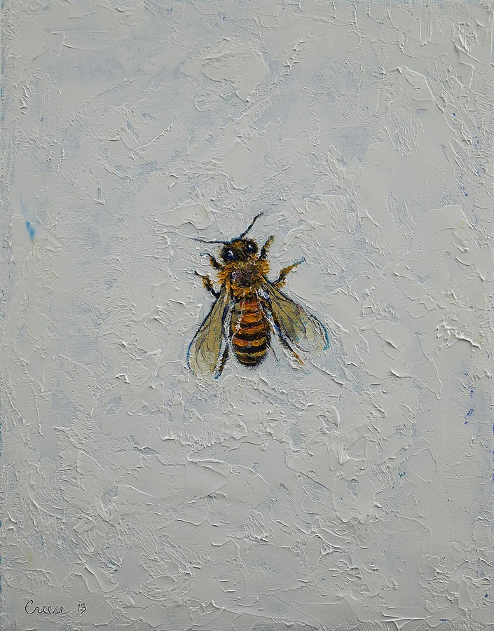 Insects Painting - Bee by Michael Creese