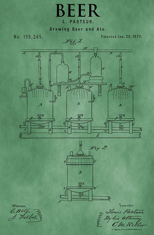 Brewing Beer Mixed Media - Beer Brewing Apparatus by Dan Sproul Brewing Beer Mixed Media - Beer Brewing Apparatus by Dan Sproul