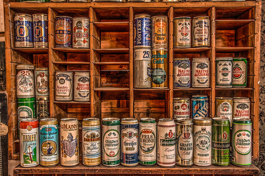 Beer Can Collection Photograph by Ray Congrove