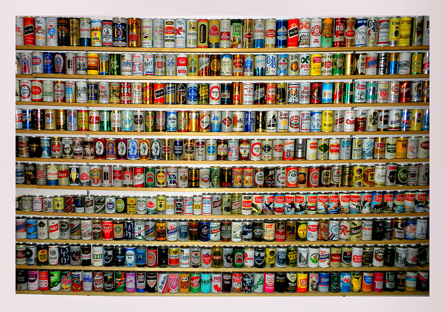 Beer Can Collection Photograph by Thomas Woolworth