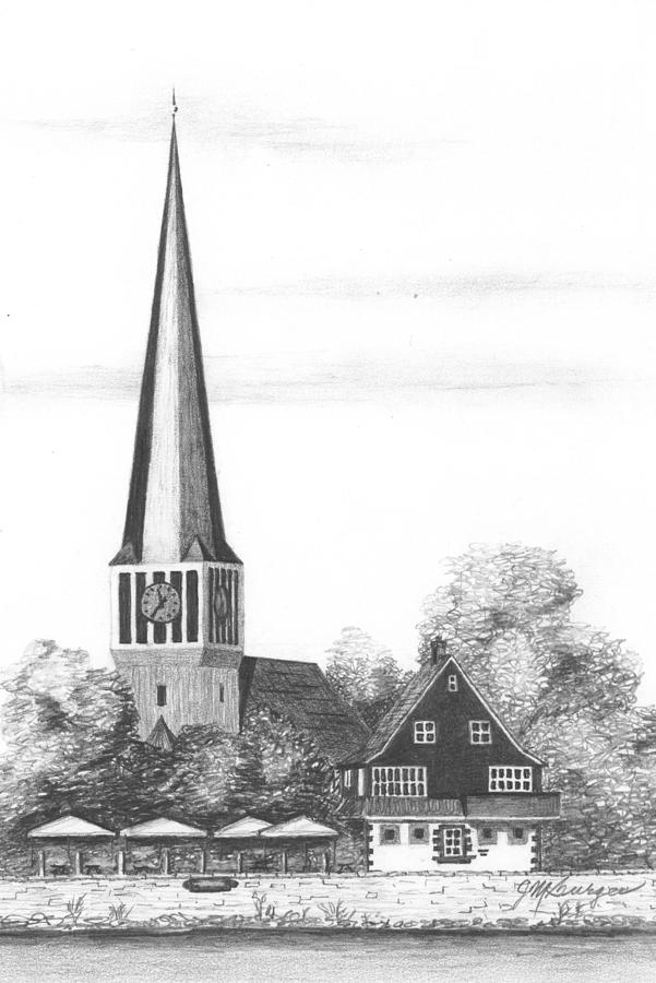 Beer Gardens and Steeples Painting by Joseph Burger