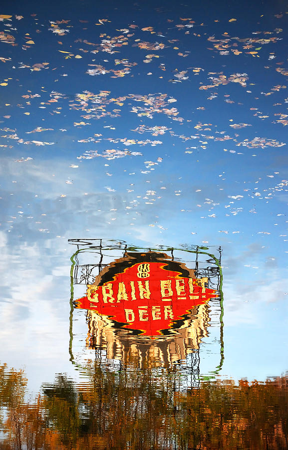 Beer Reflections on the Mississipi Photograph by Jim Hughes