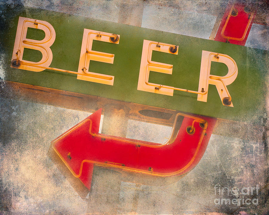 Beer Photograph - Beer This Way by Sonja Quintero