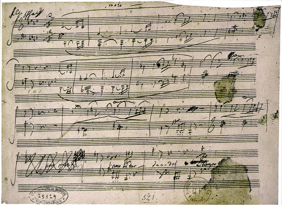 Beethoven Sonata, 1806 Photograph by Granger