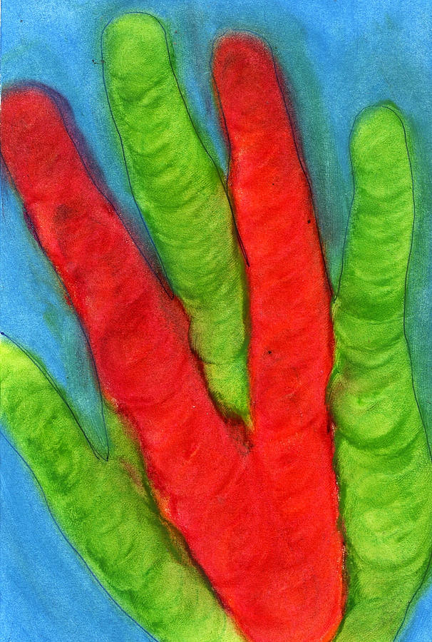 Beets and celery hand Pastel by Steve Sommers
