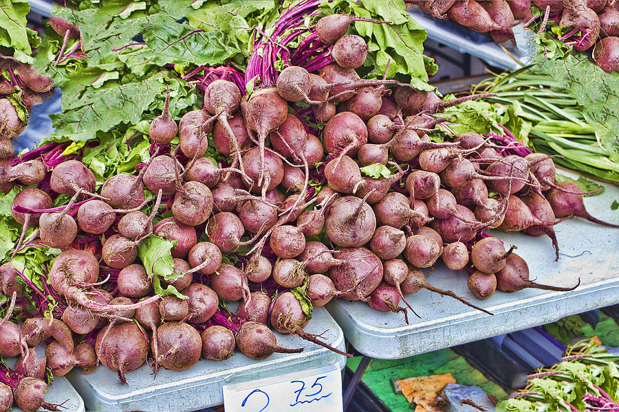 Beets at the Farmers Market Photograph by Cathy Anderson