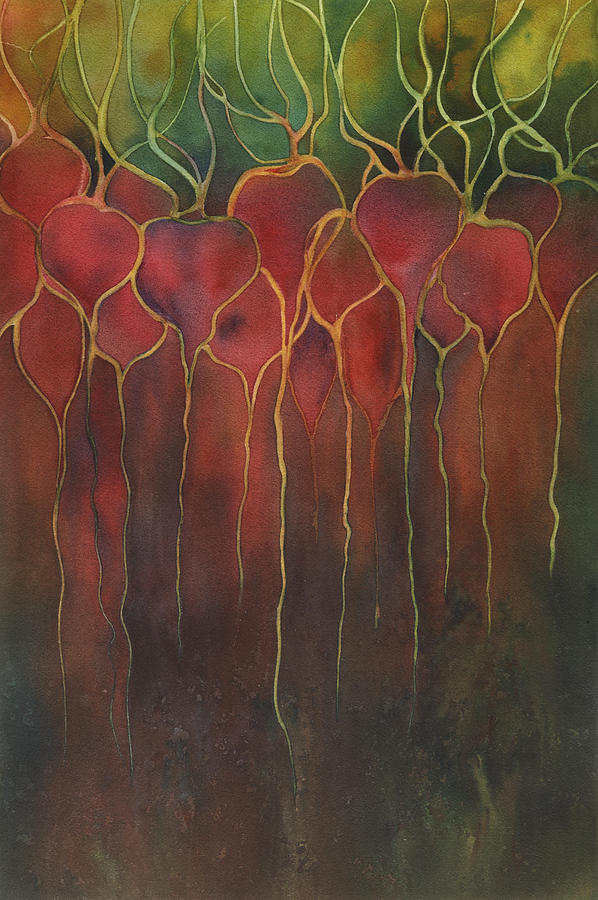 Beets Painting by Johanna Axelrod