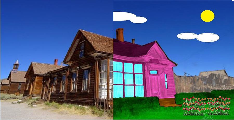 Before and After House Painting by Bruce Nutting