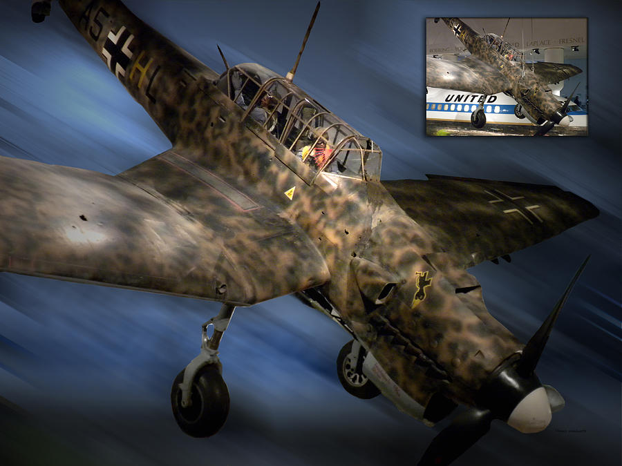 Before and After Sample Art 43 German Luftwaffe WWII Fighter Plane Photograph by Thomas Woolworth
