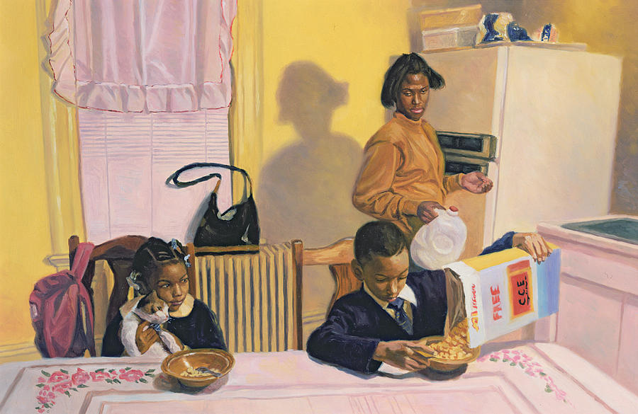 Colin Bootman Painting - Before School by Colin Bootman