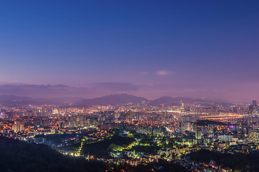 Before The Dawn In Seoul Photograph by Time, Life, Enjoy...