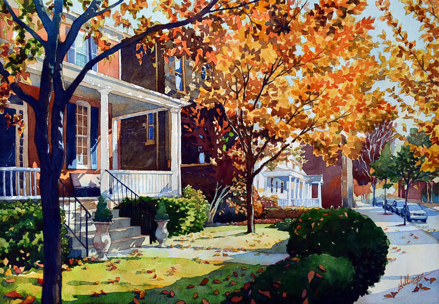 Tree Painting - Before the Snow Falls by Mick Williams