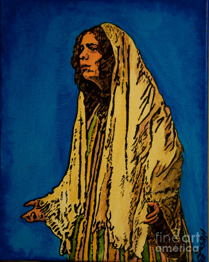 Beggar Woman Painting by Susan Cliett