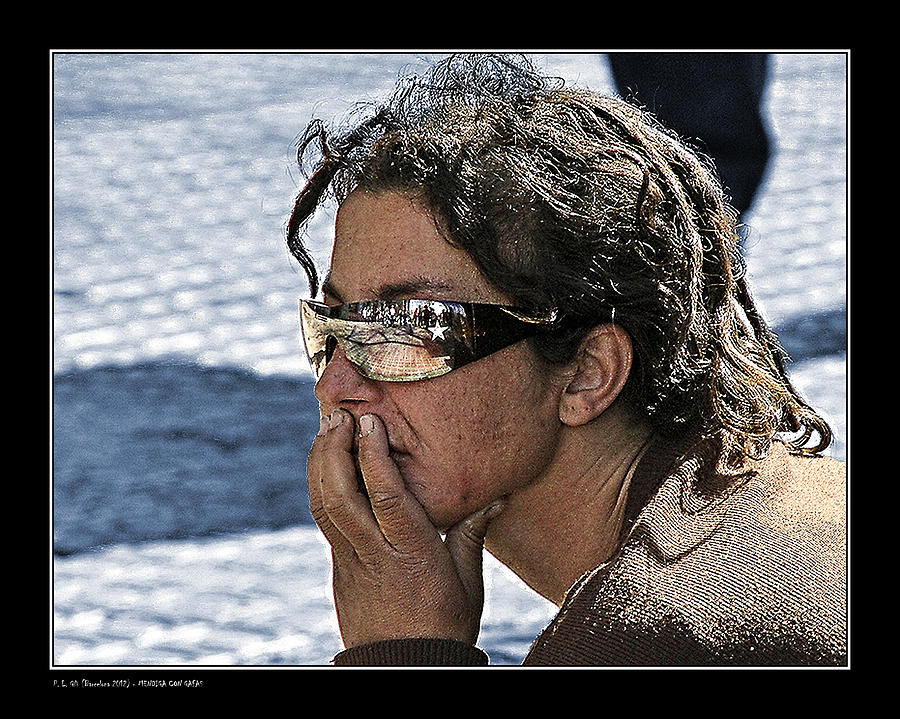 Beggar Woman With Sunglasses Photograph by Pedro L Gili