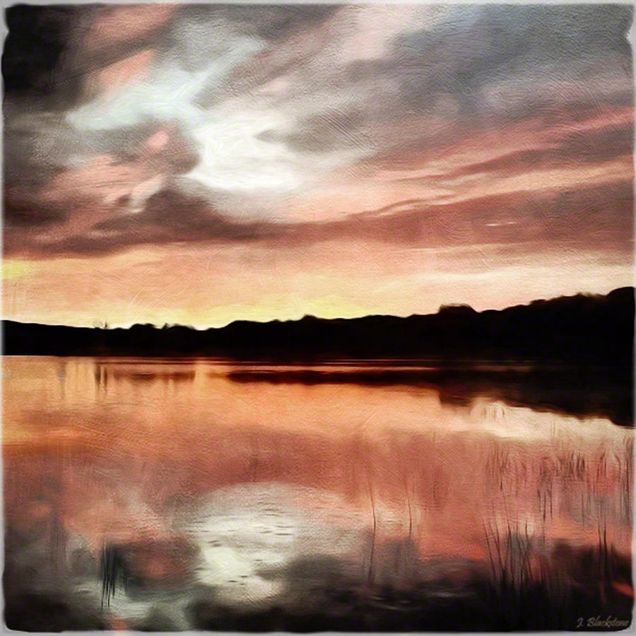 Beginnings End - Sunset Art Painting by Jordan Blackstone
