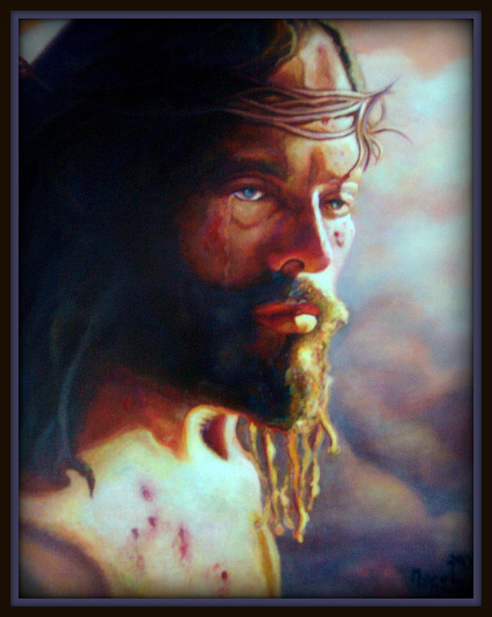 Jesus Christ Painting - Begotten by MarvL Roussan