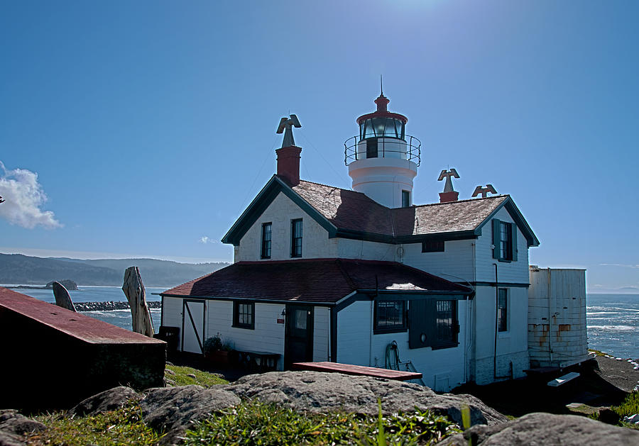 Behind Battery Point Lighthouse Photograph by Betty Depee