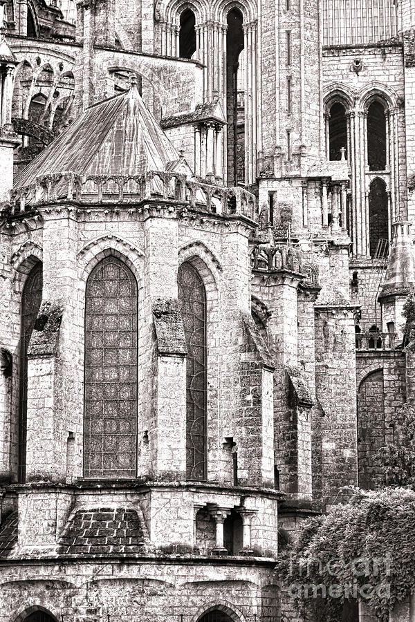 Architecture Photograph - Behind the Cathedral by Olivier Le Queinec