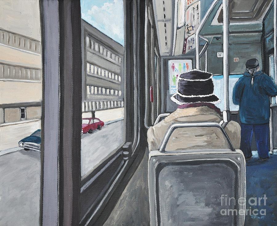Behind The Hat on the 107 Painting by Reb Frost