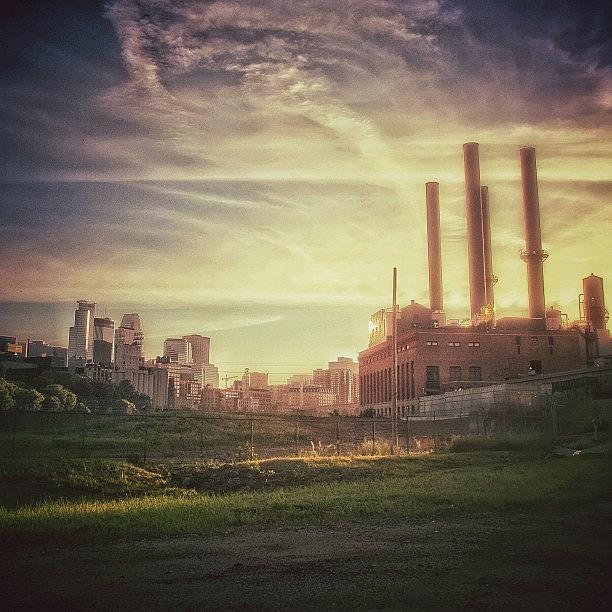 Skyscraper Photograph - Behind The #powerplant. #minneapolis by Mike S