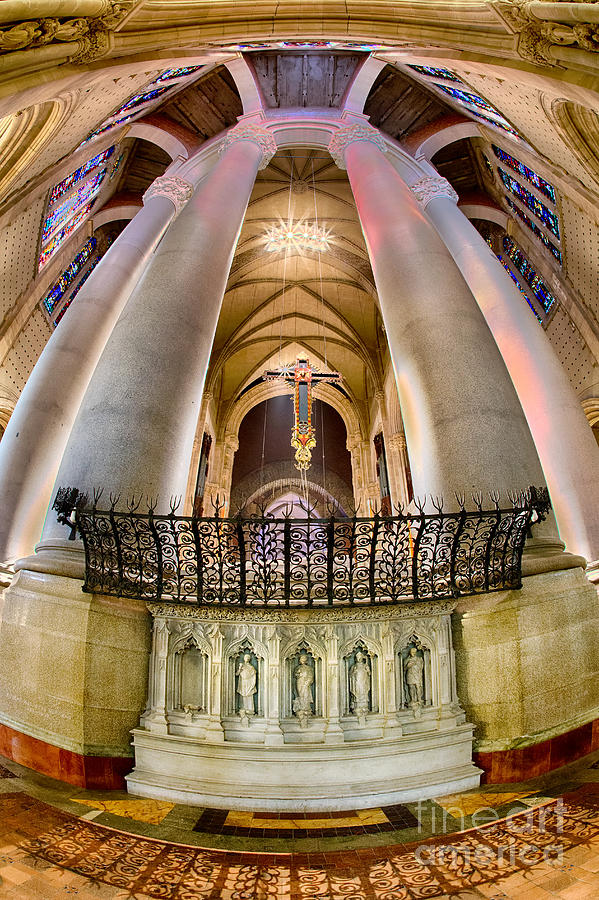 Behind the Sanctuary St John the Divine Photograph by Jerry Fornarotto