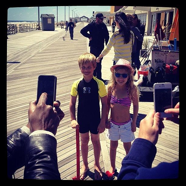 Beach Photograph - Behind The Scenes Of Youngest Actors On by Brad Starks