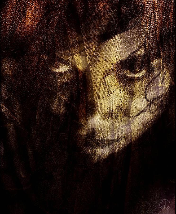 Behind The Veil Digital Art By Gun Legler