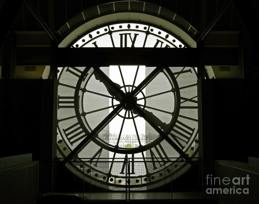 Paris Photograph - Behind Time by Ann Horn