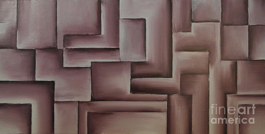 Beige Morado Painting by Wayne Cantrell