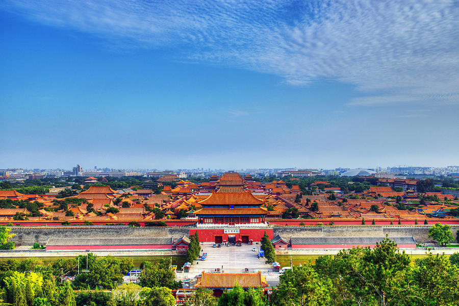 Beijing Forbidden City Photograph by Shan Shui