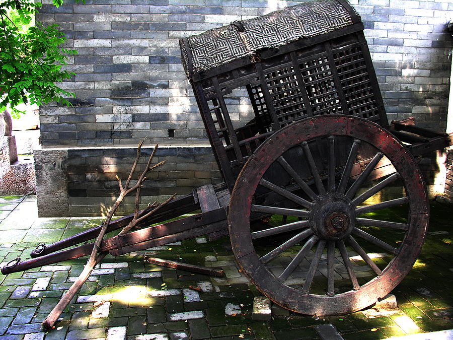 Beijing - Retired Rickshaw Photograph by Jacqueline M Lewis