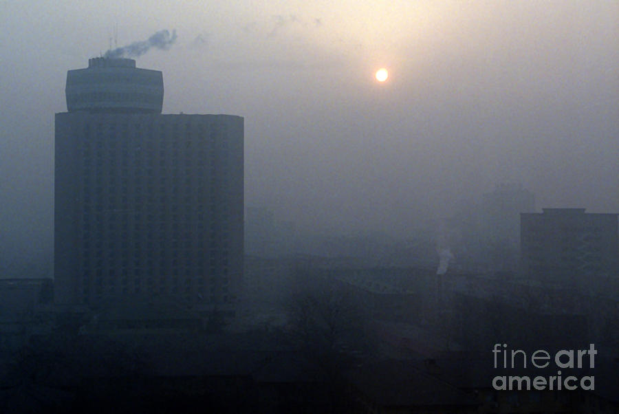 Beijing Smog Photograph