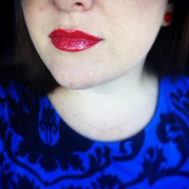 Being Bold Today. First Red Lip Like Photograph by Jew-lee-na New-banks