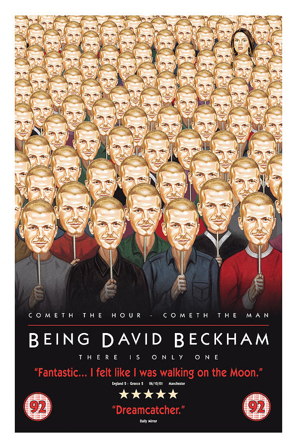 Being David Beckham Mixed Media by John Hebb Pixels