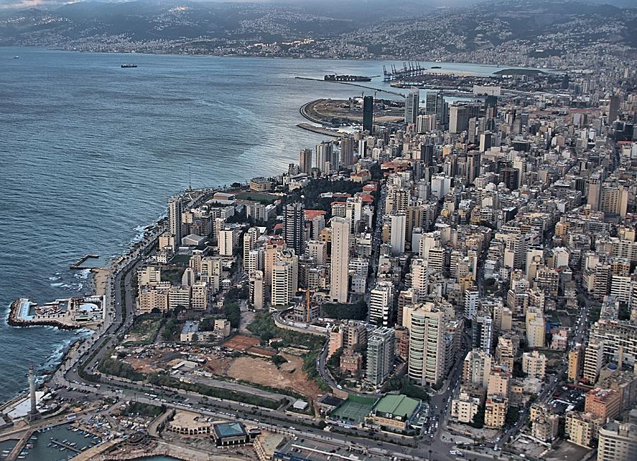 Beirut Aerial View Photograph by Steven Richman