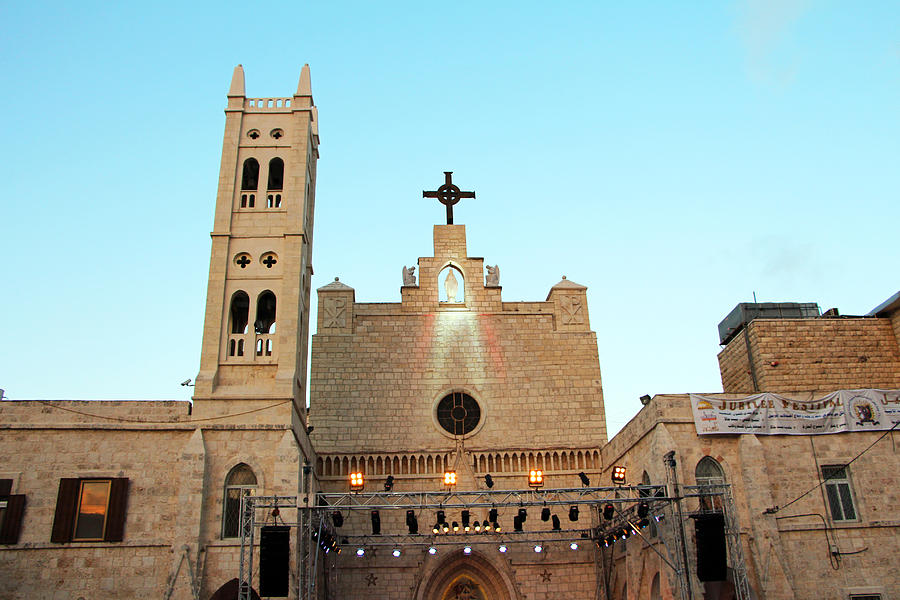 Beit Jala Church Of The Annunciation Photograph by Munir Alawi