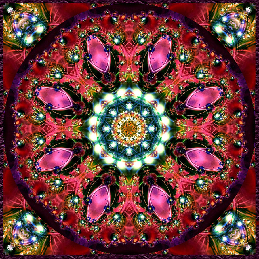 Bejewelled Mandala No 1 Digital Art by Charmaine Zoe