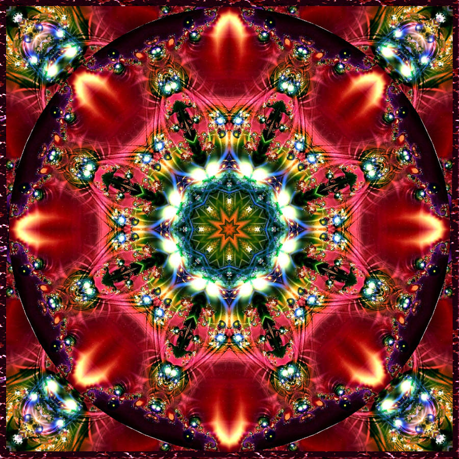 Bejewelled Mandala No 2 Digital Art by Charmaine Zoe