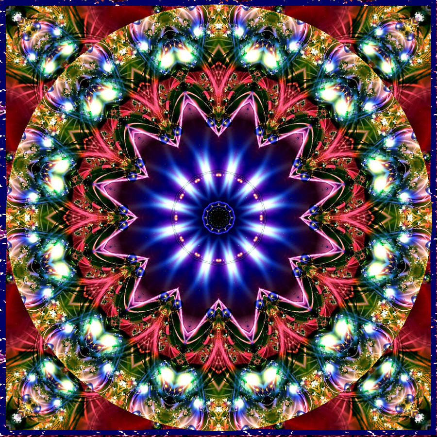 Bejewelled Mandala No 5 Digital Art by Charmaine Zoe