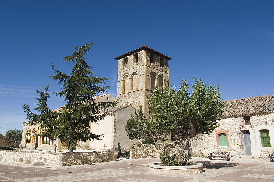 Belfry of the Romanesque Church of Sotosalbos, Segovia, Castilla y Leon Photograph by Silvia García