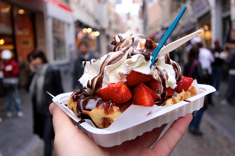Belgian Waffle in Brussels Photograph by Photography by Jesse Warren