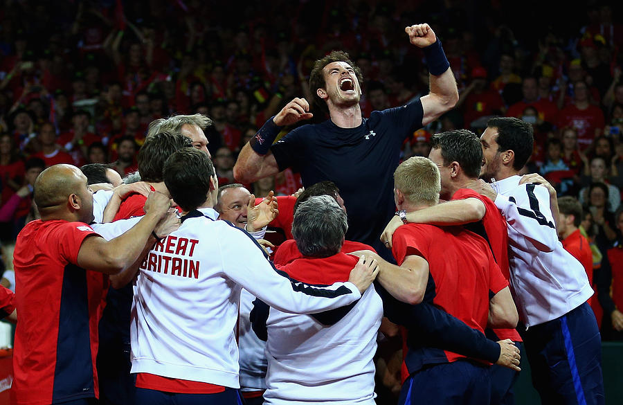 Belgium v Great Britain: Davis Cup Final 2015 - Day Three Photograph by Clive Brunskill