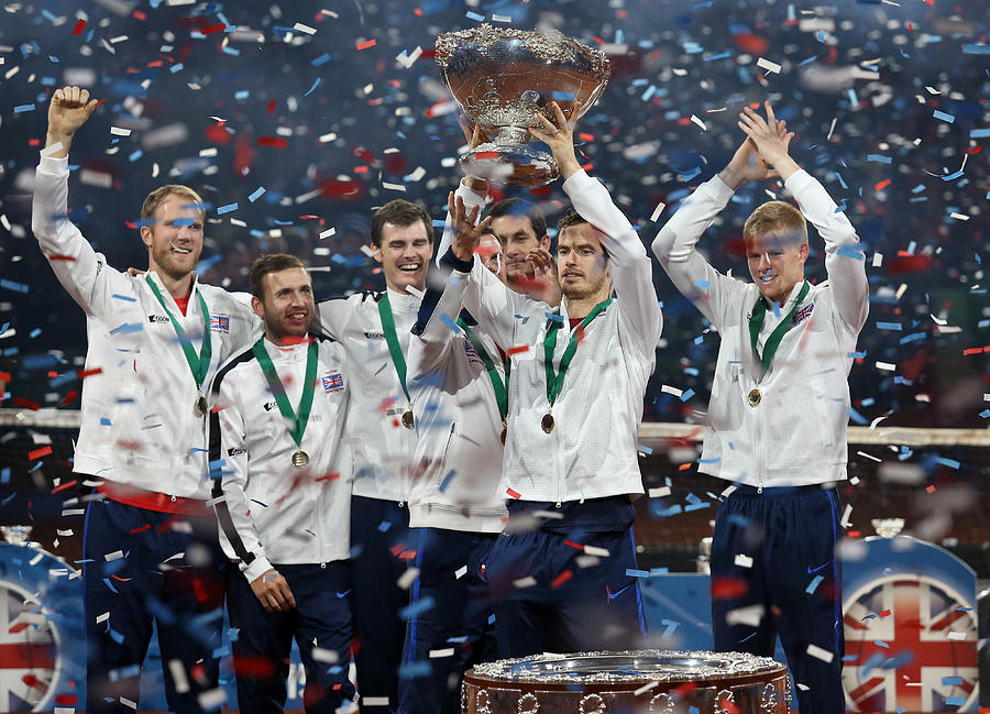 Belgium v Great Britain: Davis Cup Final 2015 - Day Three Photograph by Jean Catuffe