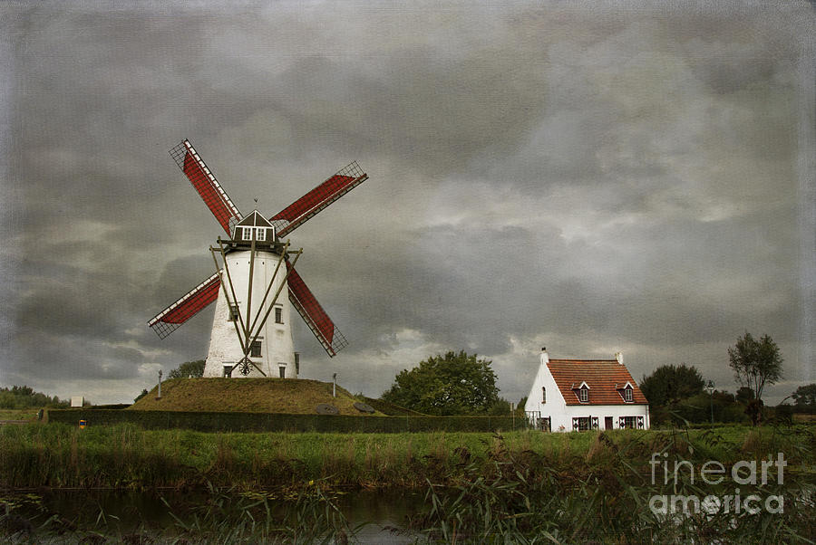 Architecture Photograph - Belgium Windmill by Juli Scalzi