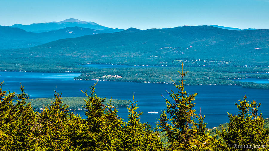 Belknap Mountain Fire Tower View Photograph by Brenda Jacobs