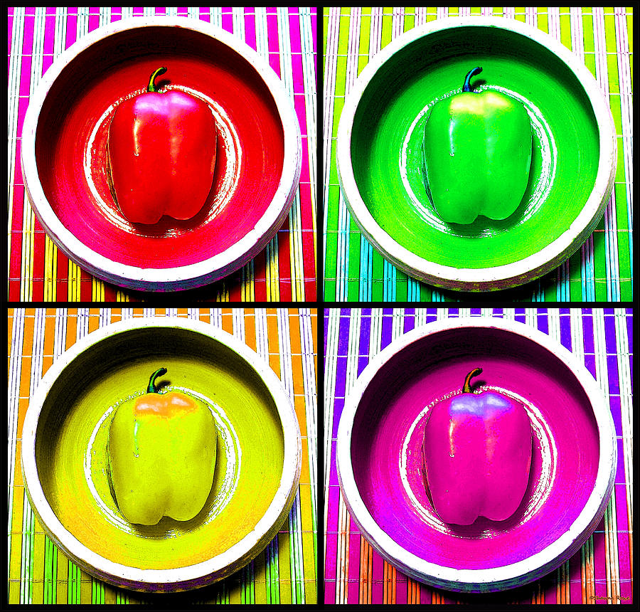 Bell Pepper Rainbow Photograph by Shawna Rowe