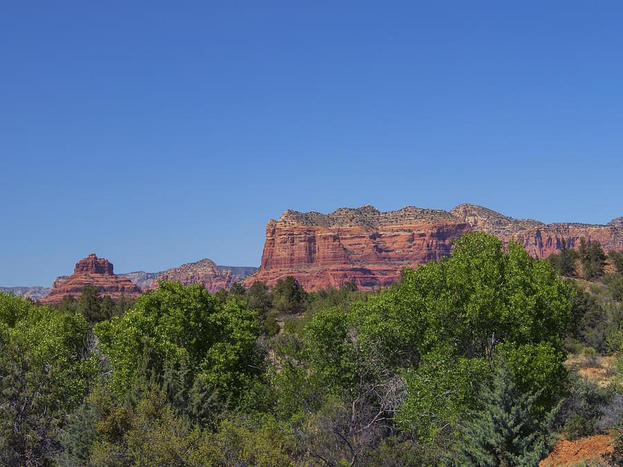 Bell Rock and Courthouse Butte Photograph by Marianne Campolongo