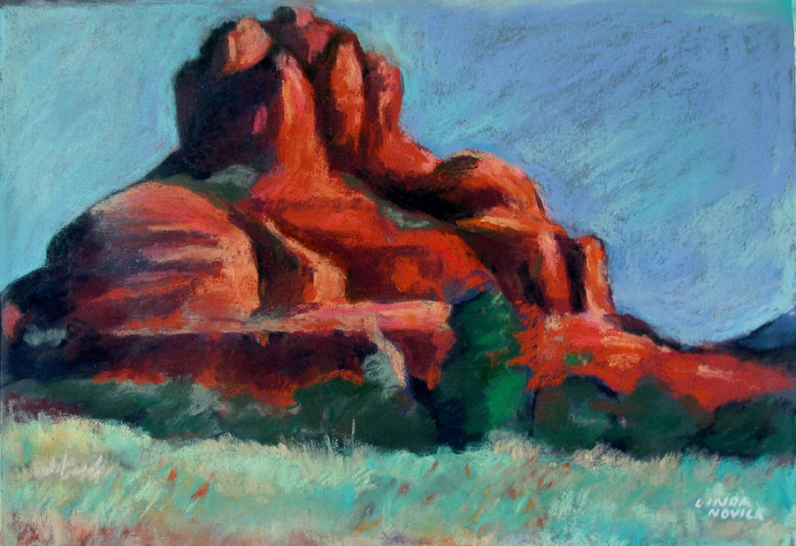 Bell Rock Sedona Painting by Linda Novick