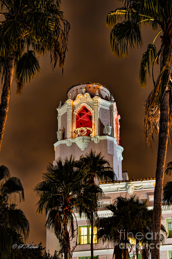 Bell Tower at Christmas Photograph by Sue Karski
