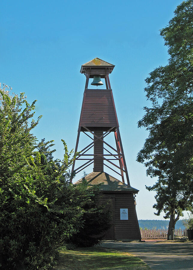 Bell Tower in Port Townsend  Photograph by Connie Fox